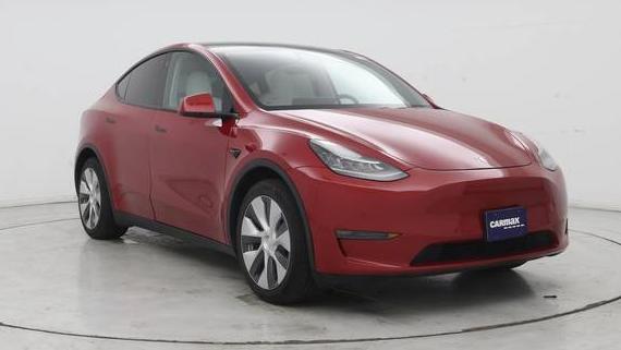TESLA MODEL Y 2021 5YJYGDEE6MF068627 image